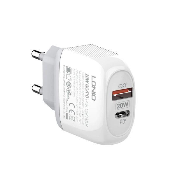 USB Adapter & Type-C/Lightning Kabel LDNIO A2316C